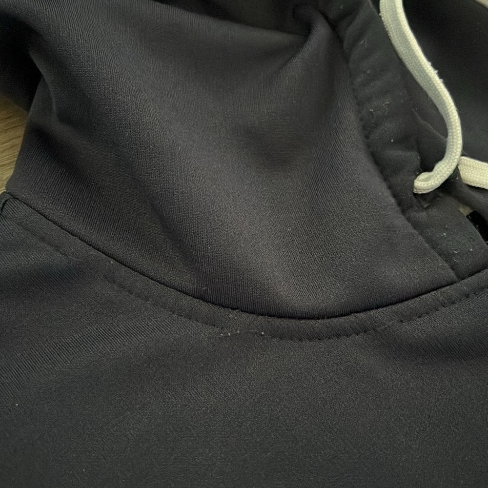 AND1 Spellout Men's Navy Blue Red Stitch Hooded Jacket Sweatshirt Hoodie 3XL - Picture 9 of 10